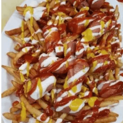 Combo-salchipapas + gaseosa
