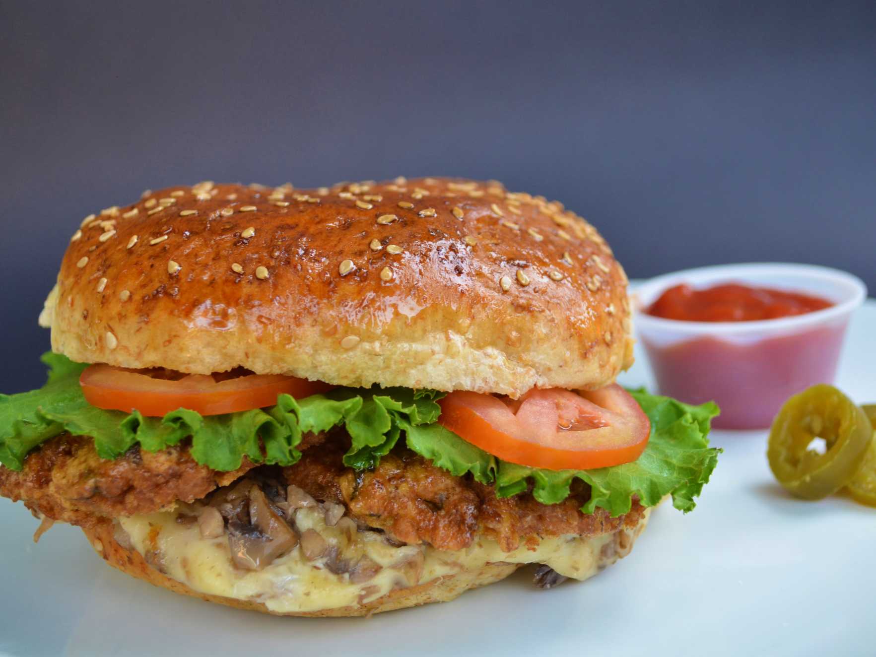Hamburguesa de Queso y Chorizo
