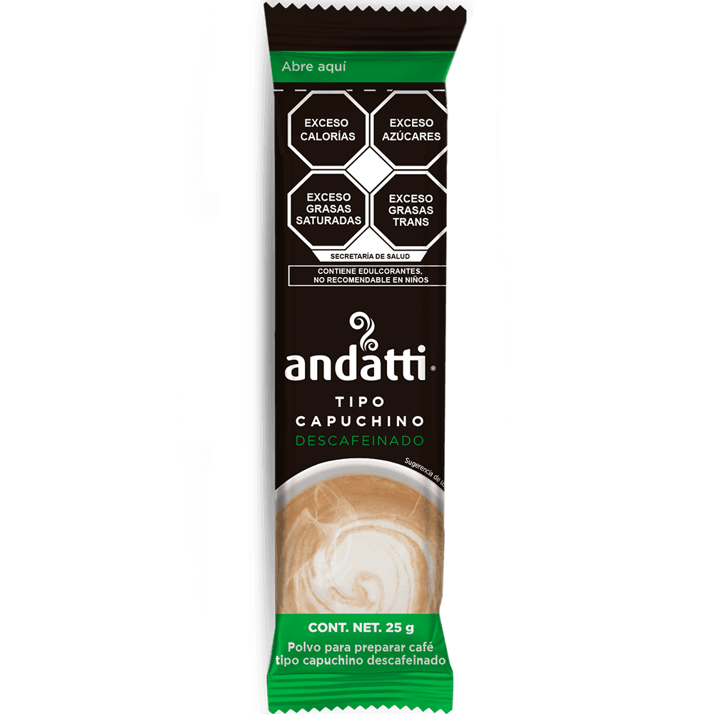 CAPUCHINO DESCAFEINADO ANDATTI 25GR