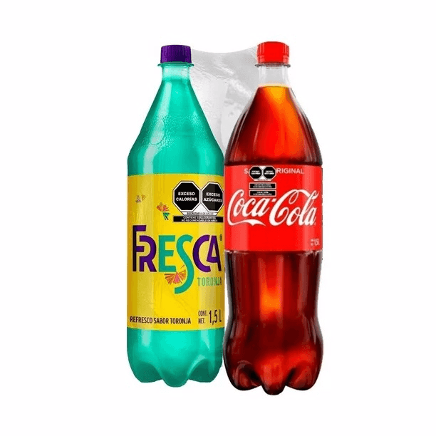 Refrescos Coca Cola 1.5 Litros 2 Pzas