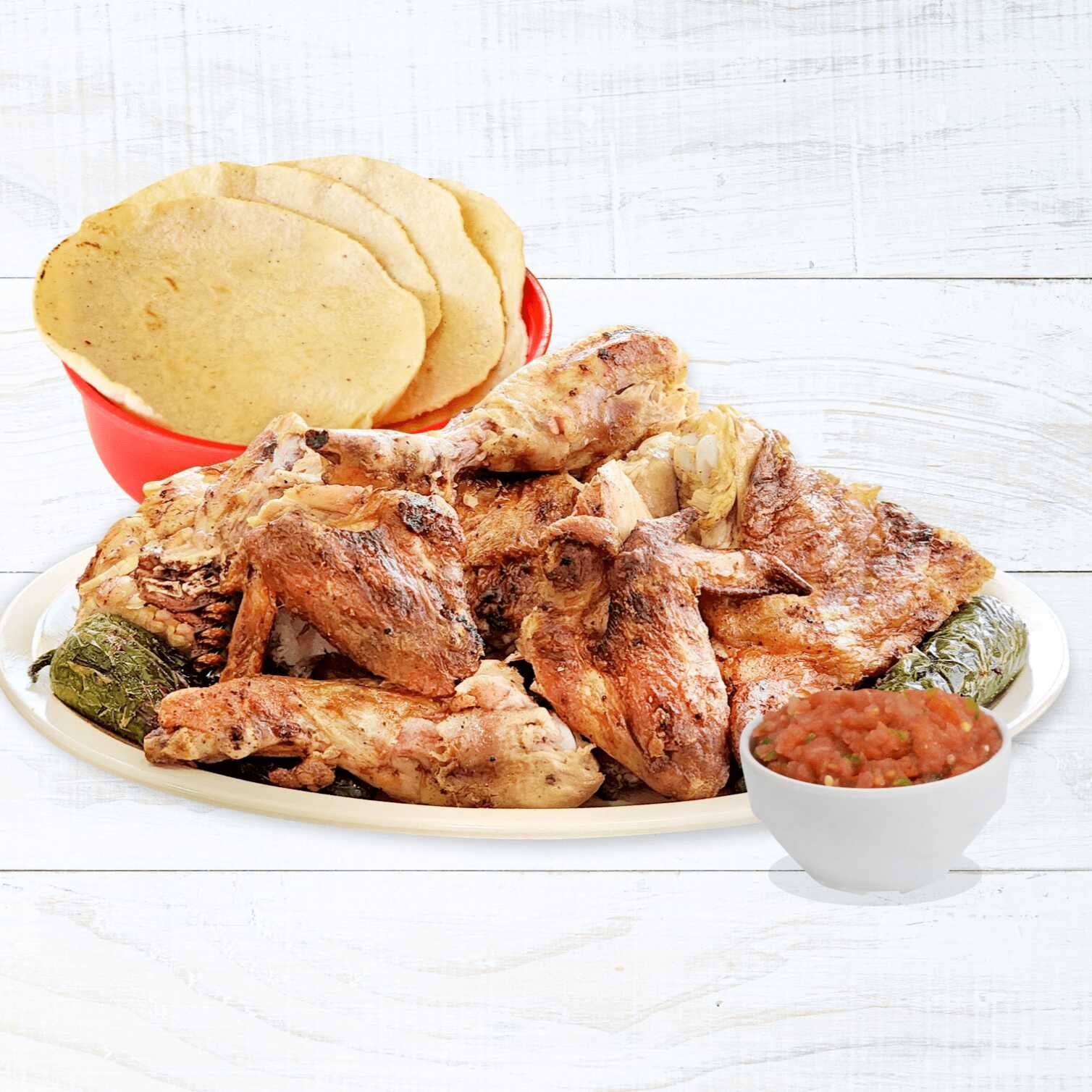 1 Pollo Asado Mediano