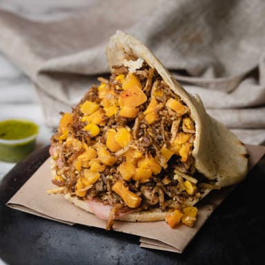 Arepa Mazorcada Hawaiana