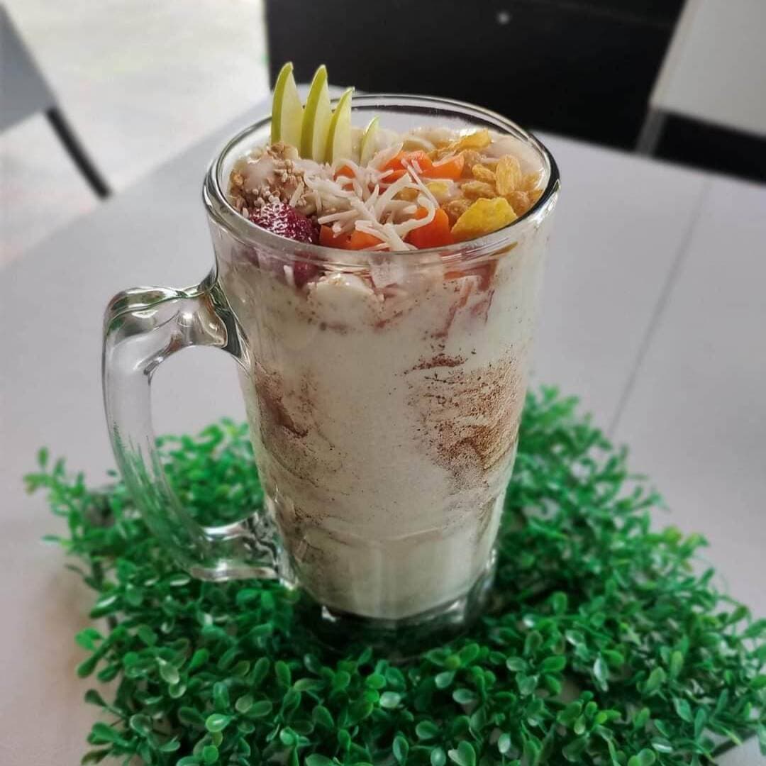 Malteada de arroz con leche