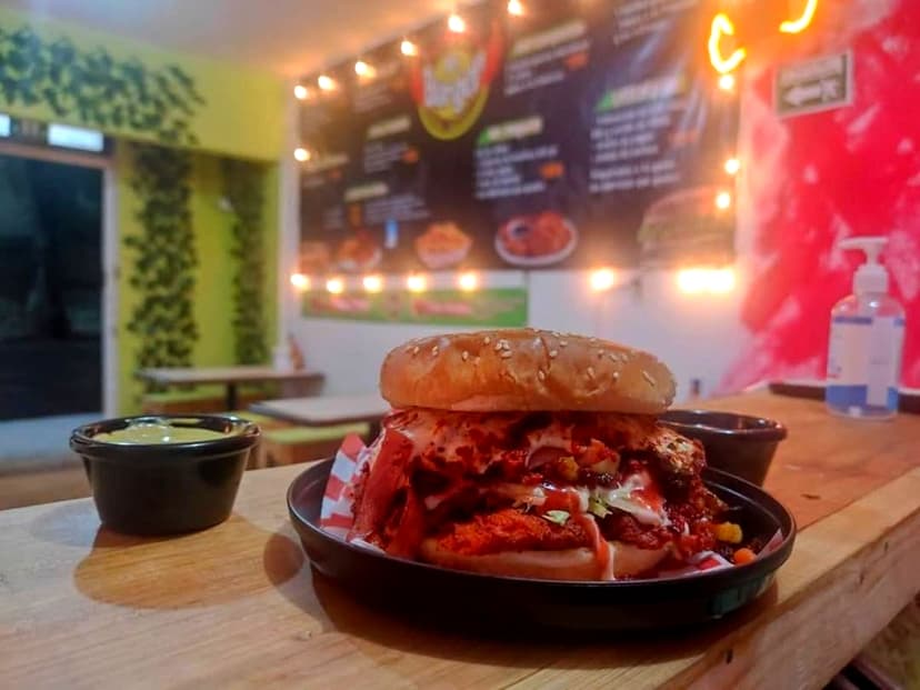 Mr burger alitas y boneles