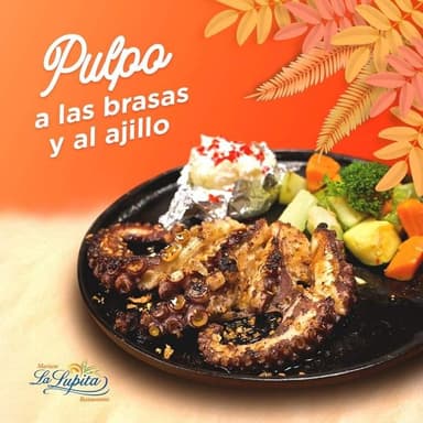 Pulpo alas brasas o alas brasas con ajillo