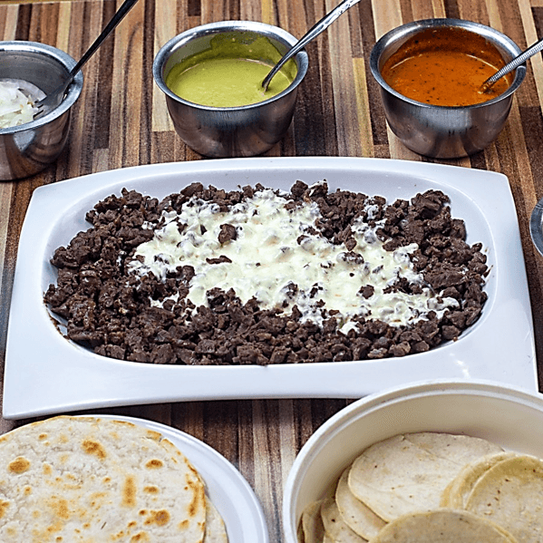 Arrachera con Queso