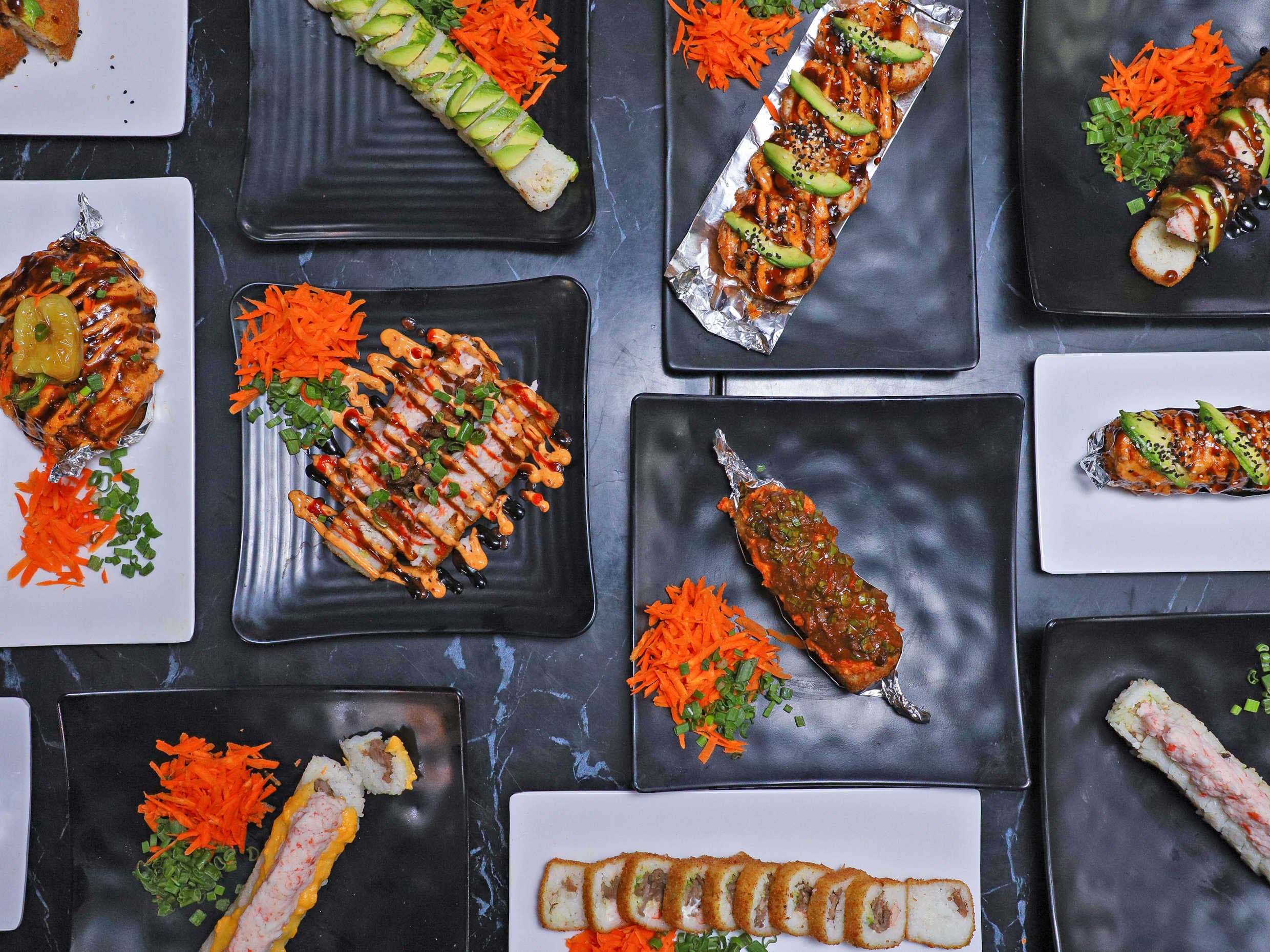 Canelas sushi
