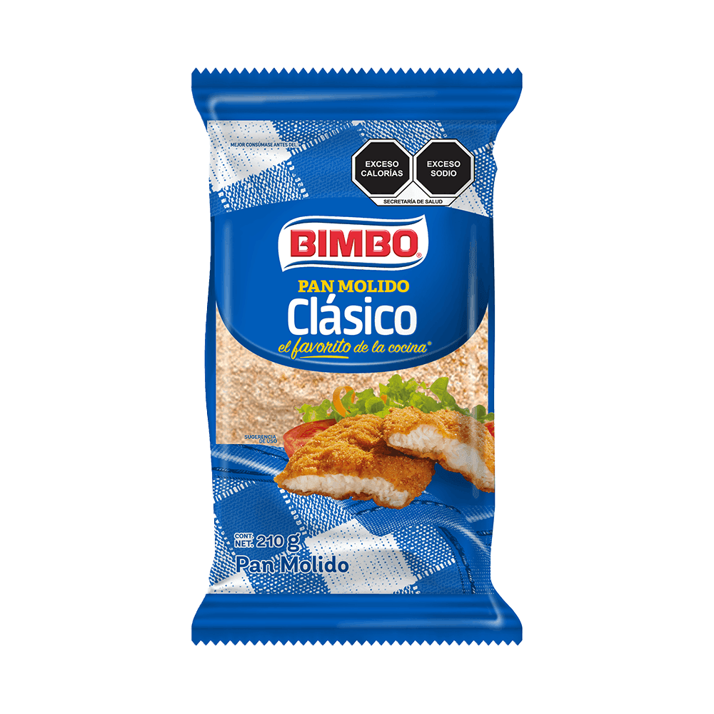 PAN MOLIDO BIMBO 210 GR BOLSA