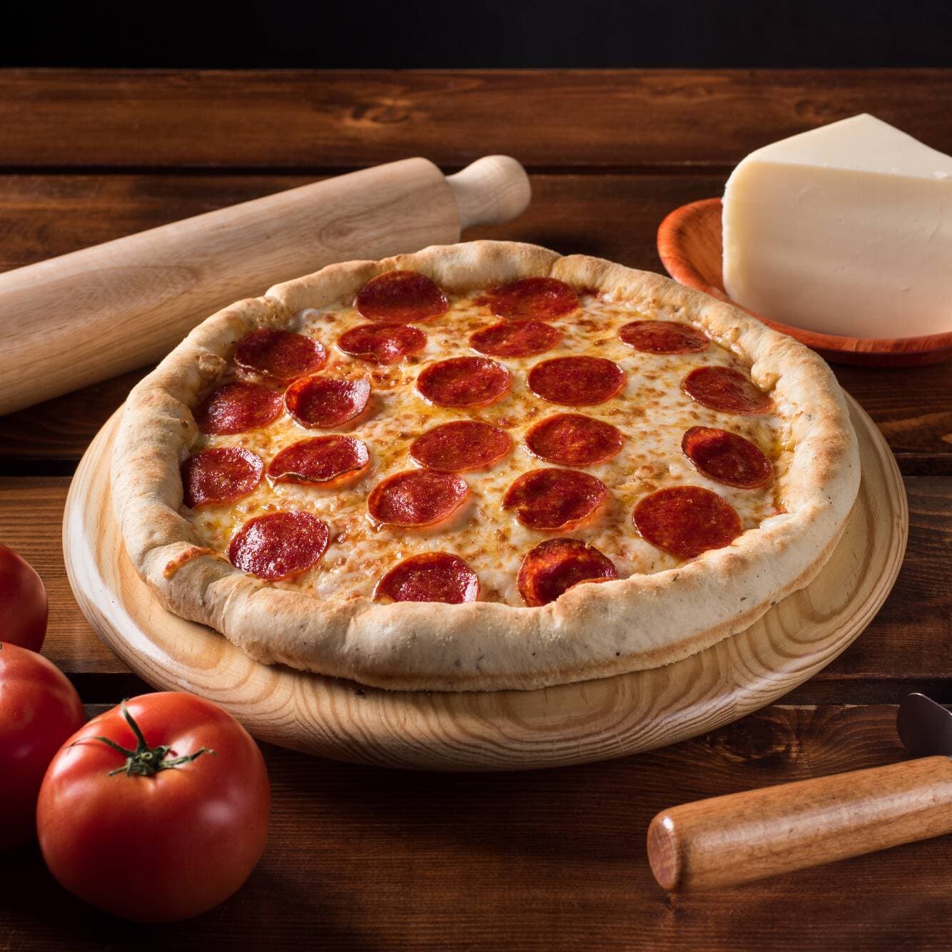 Pizzeta de Pepperoni.