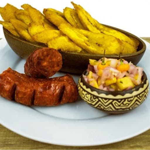 Maduros con chorizo