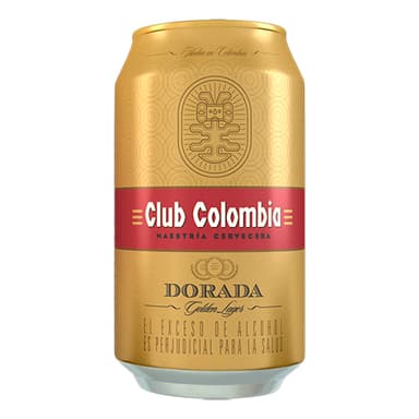 Cerveza club colombia rubia en lata