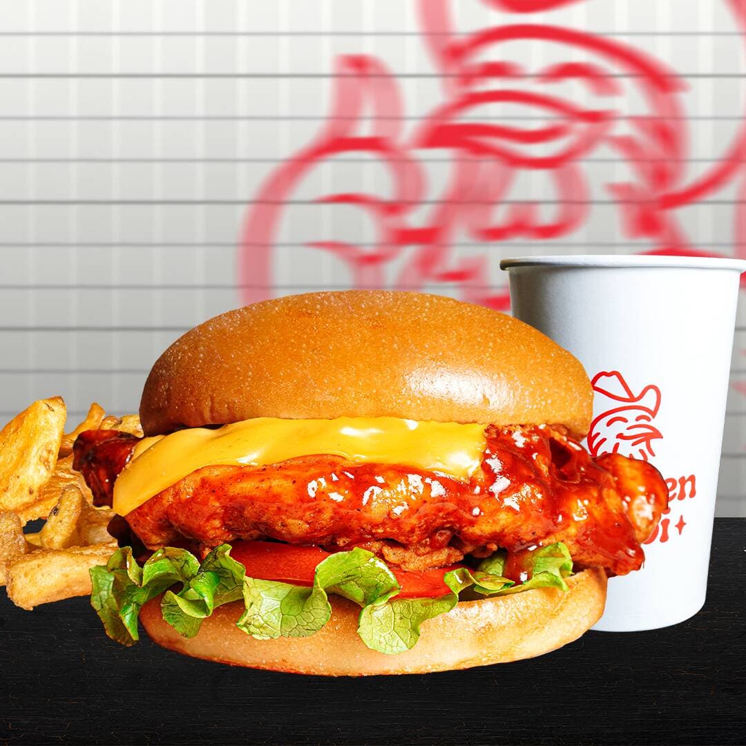 Checken Sauce Burger-Combo