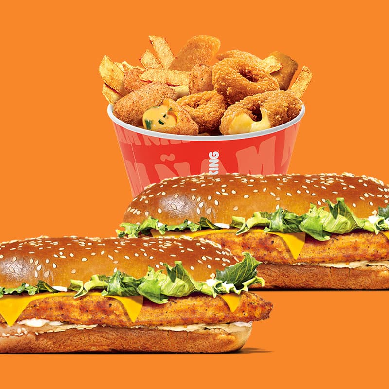 Duo King de Pollo + Bucket 1/2 Lt