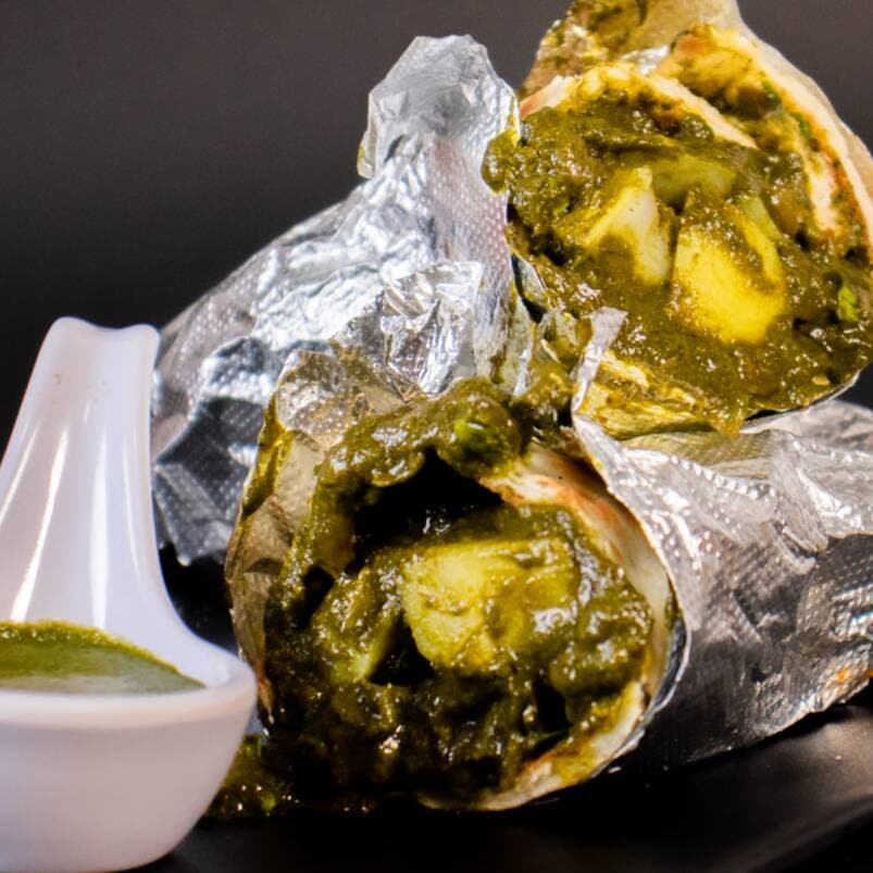 Aloo Saag Burrito