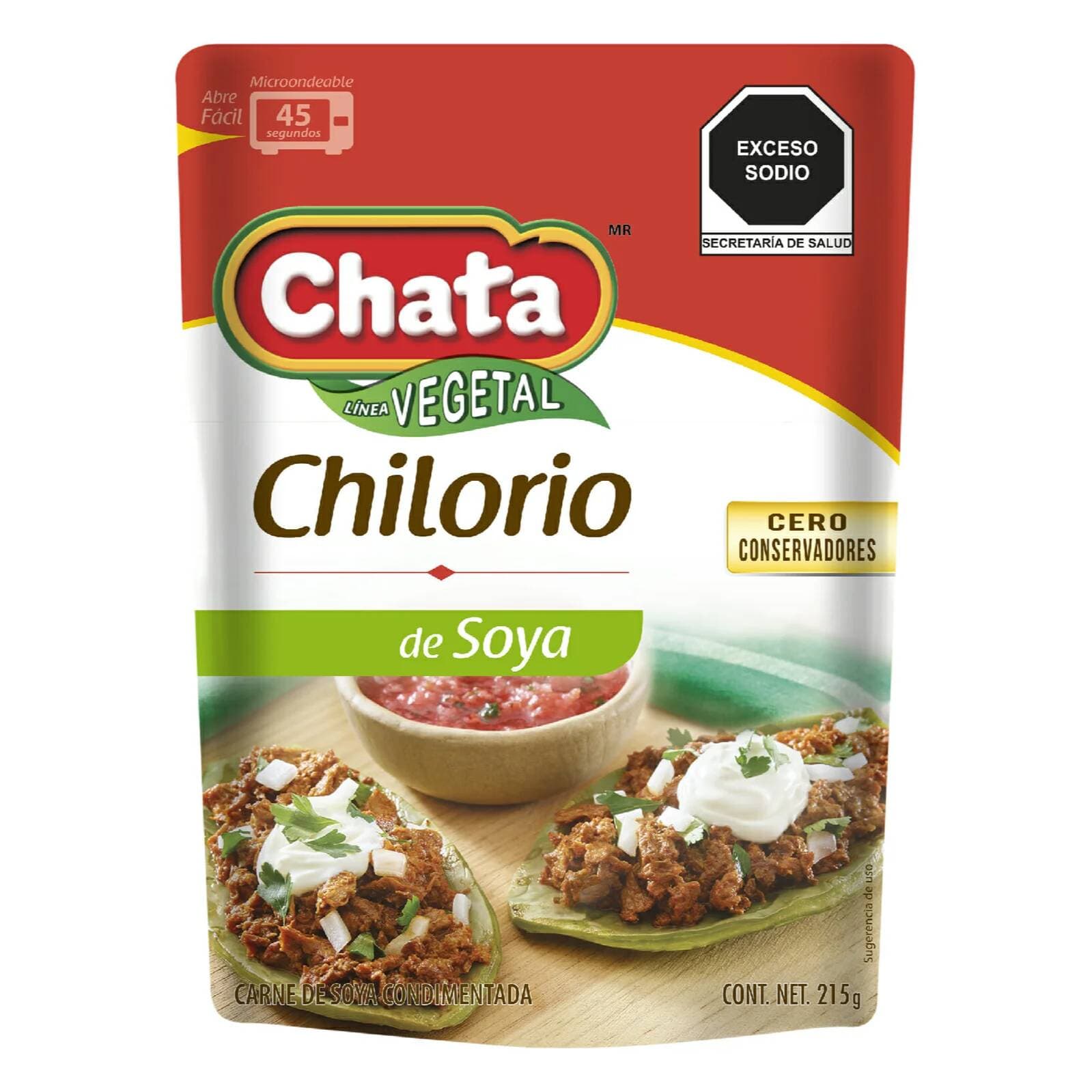 CHATA CHILORIO DE SOYA POUCH 215G
