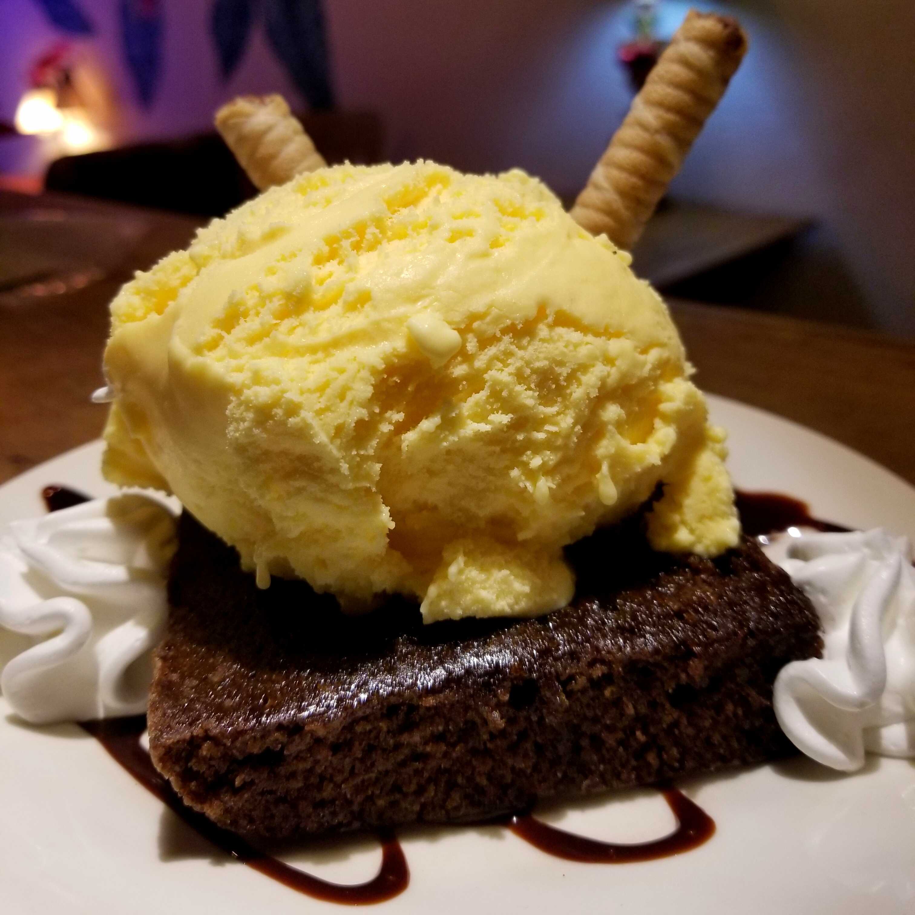 Brownie con Nieve