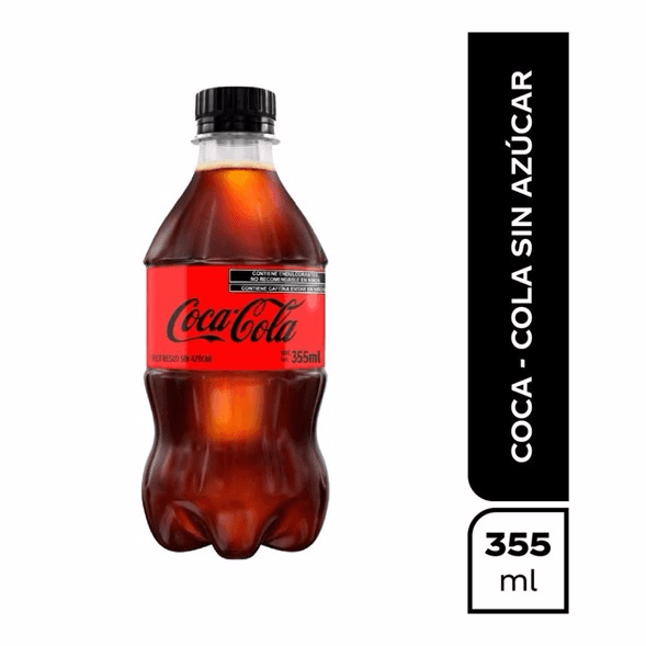 Coca Cola Sin Azucar 355ml