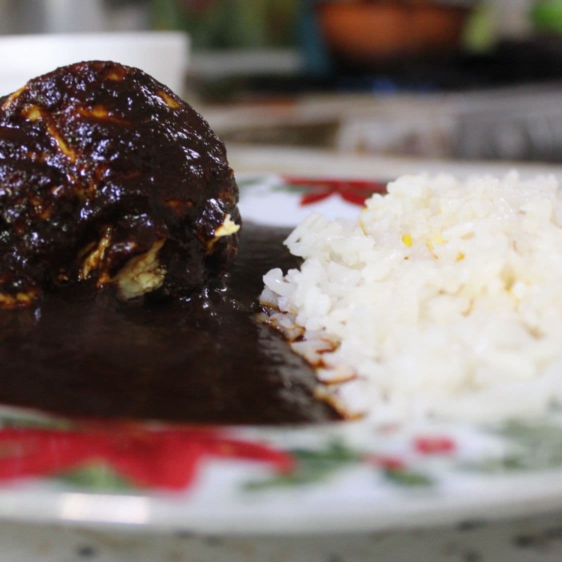 Mole con pollo