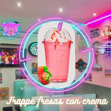 Frappé Fresas con Crema