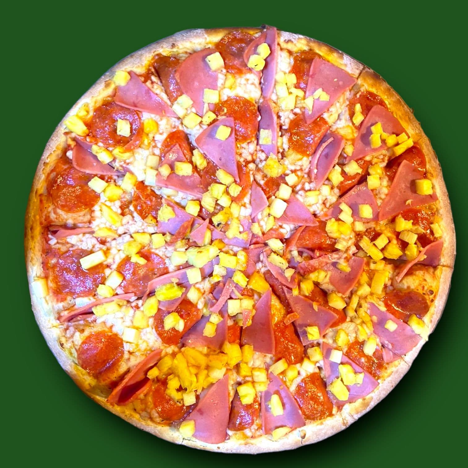 Pizza Extragrande Hawaiana 12 Rebanadas