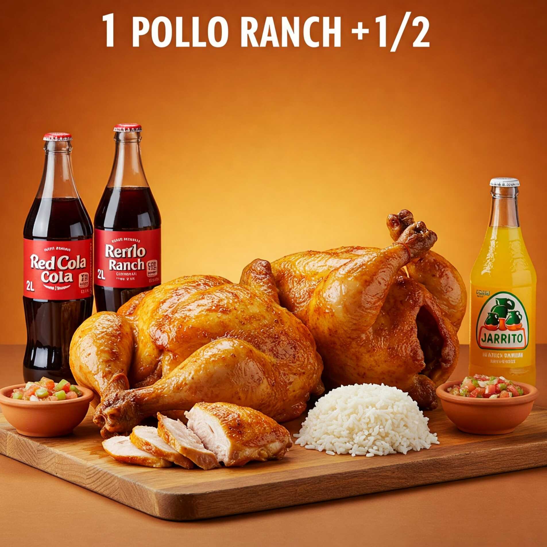 Combo Pollo Ranch + 1/2 Rost