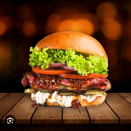 Hamburguesa de Arrachera