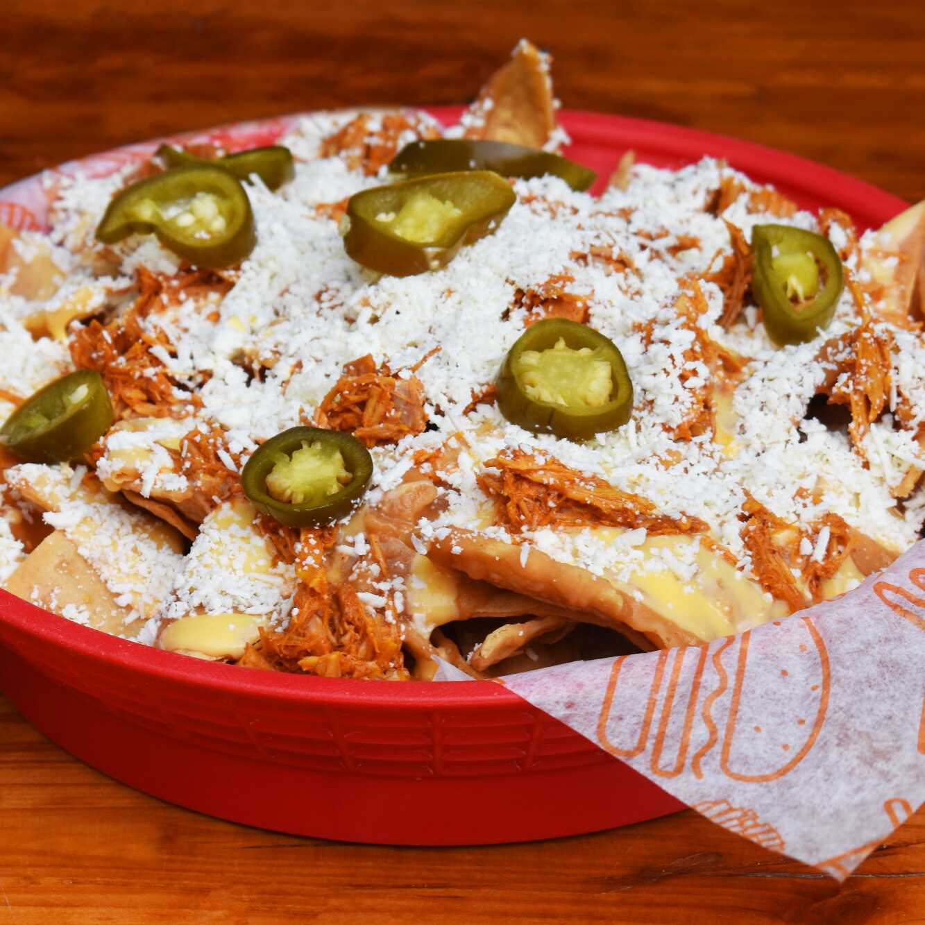 Nachos Chicos con Cochinita
