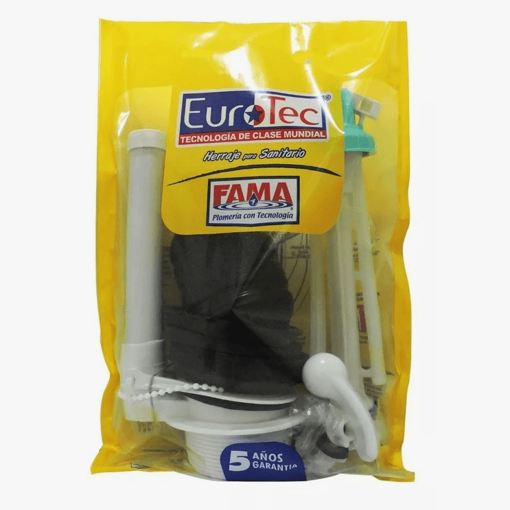 Herraje WC 3 Pulgadas Eurotec Fama