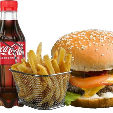 Combo Hamburguesa Crispy+Papas+Cocacola