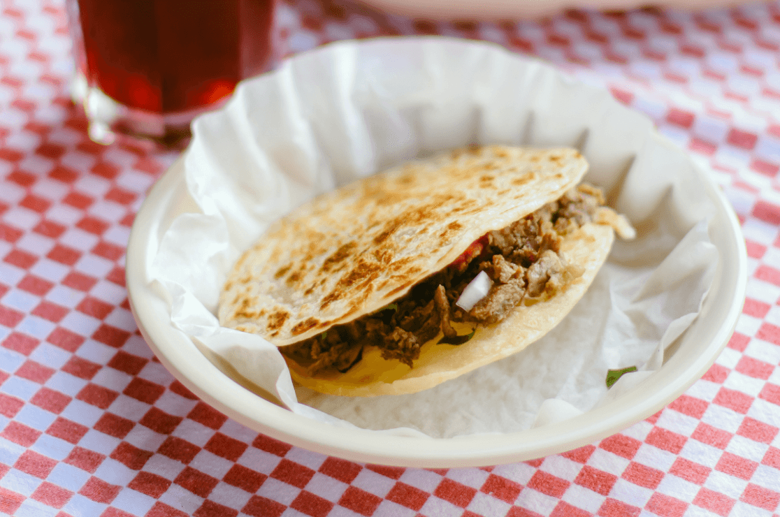 Quesadilla Harina con Rib-Eye