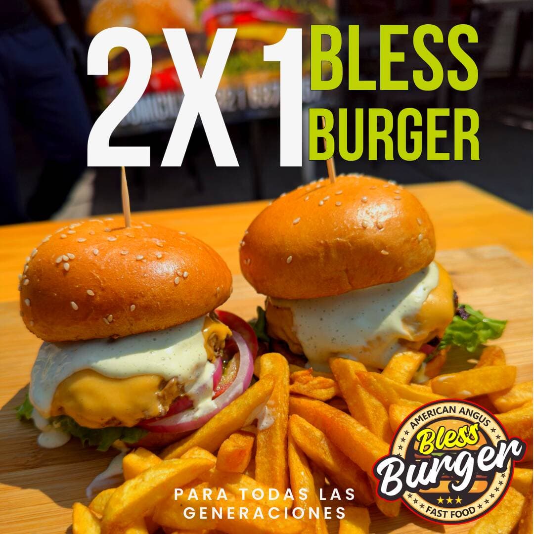 Promo 2x1 Bless Burger Angus