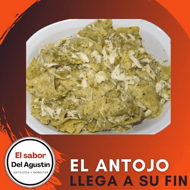 CHILAQUILES ROJOS CON POLLO