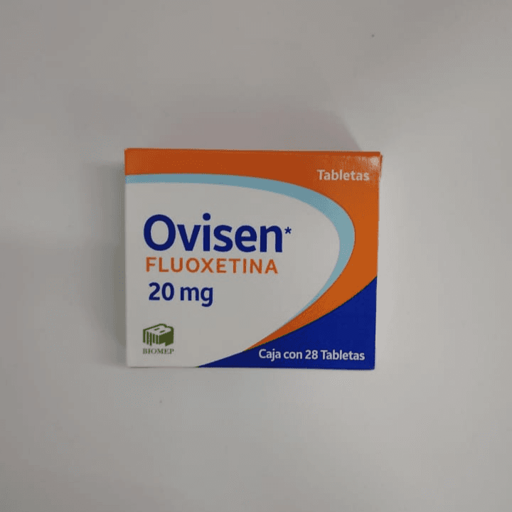 OVISEN FLUOXETINA DE 20MG. CAJA CON 28 TAB.