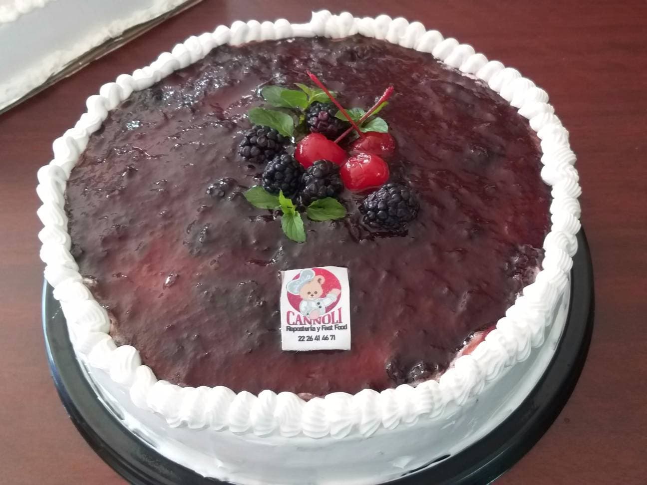 Pastel Zarzamora Con Queso