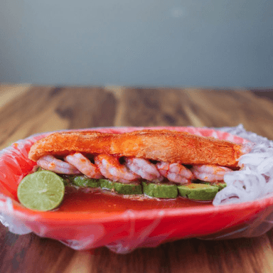 Torta Ahogada de Camarón
