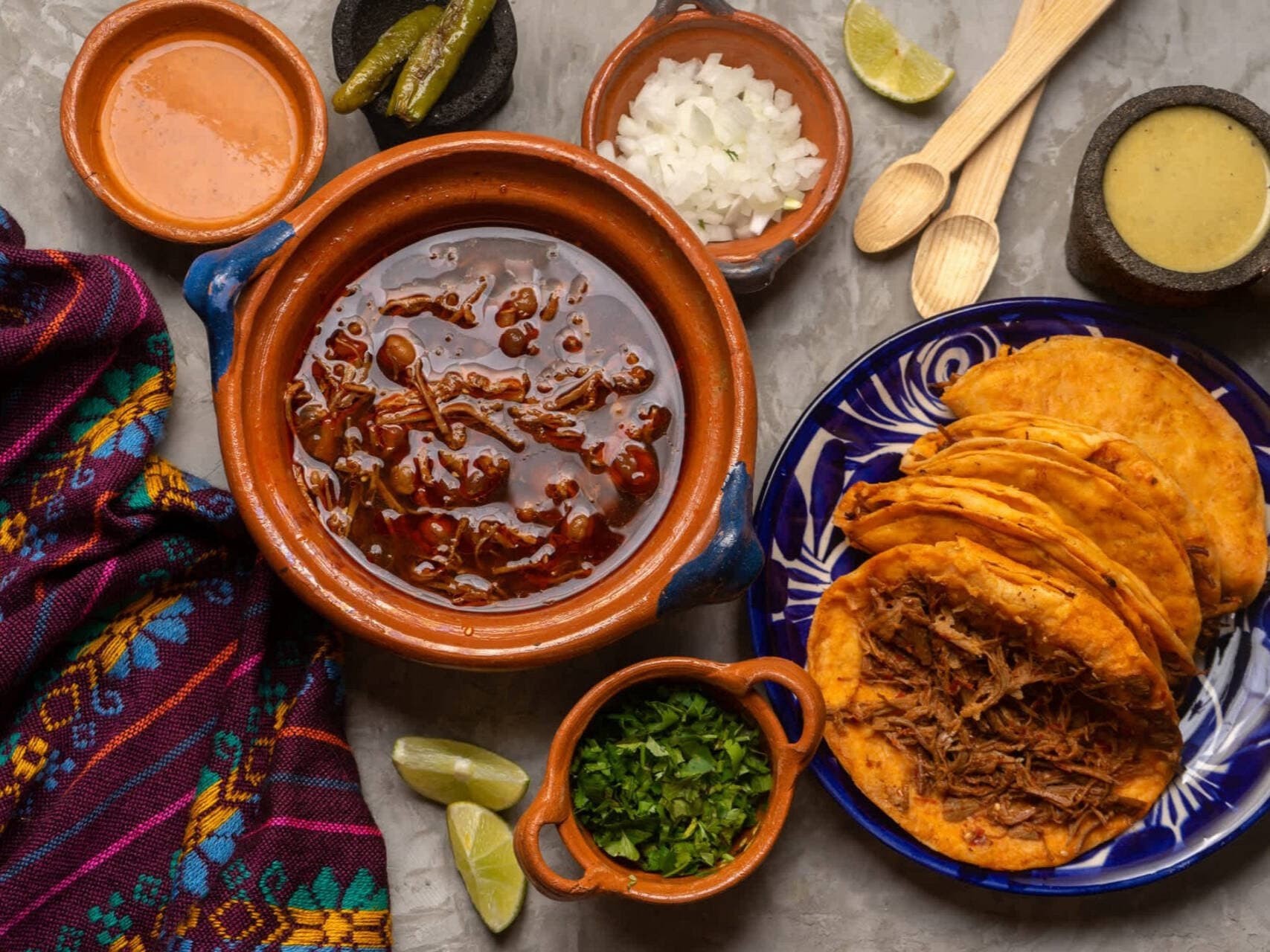 Tacos de birria el punto del taco
