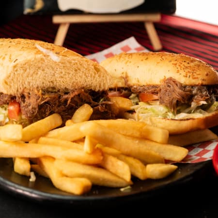 Sándwich Pulled Beef