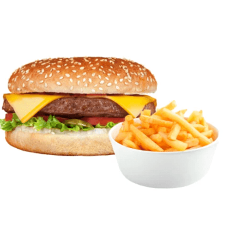 Hamburguesa con Papas