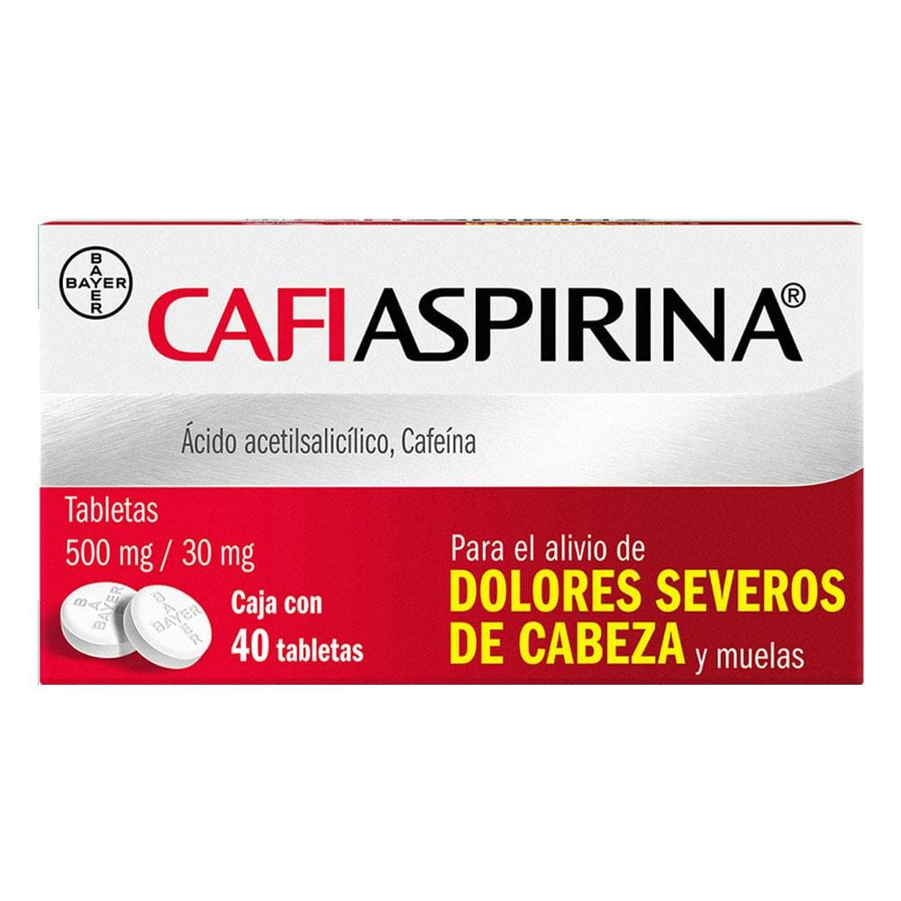 Analgésico Cafiaspirina 40 Tabs