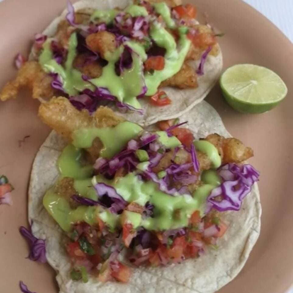 Tacos De Camarón Estilo Ensenada