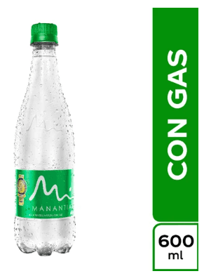 Manantial Con Gas 600 ml