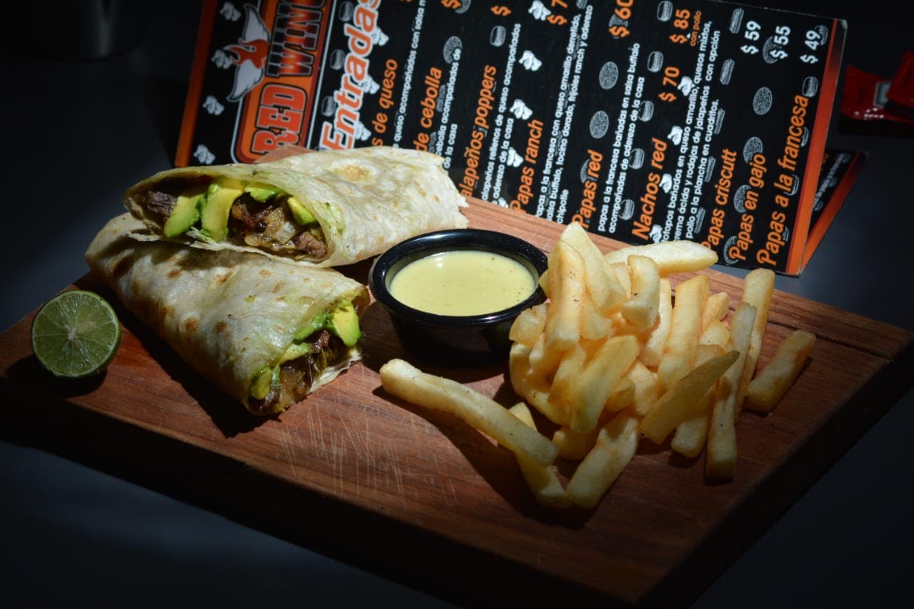 Burrito de Pollo a la Plancha