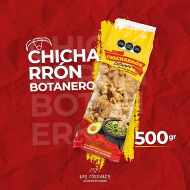 Bolsa de Chicharrón Botanero 500 G