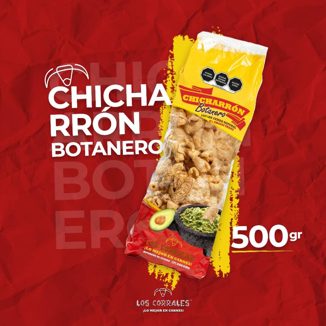 Bolsa de Chicharrón Botanero 500 G