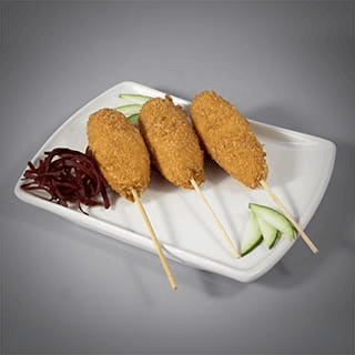 Kushiagues de Plátano con Manchego