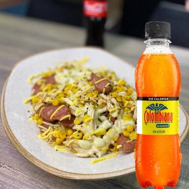Salchipapa Margarita mas Gaseosa 250ml DiDi