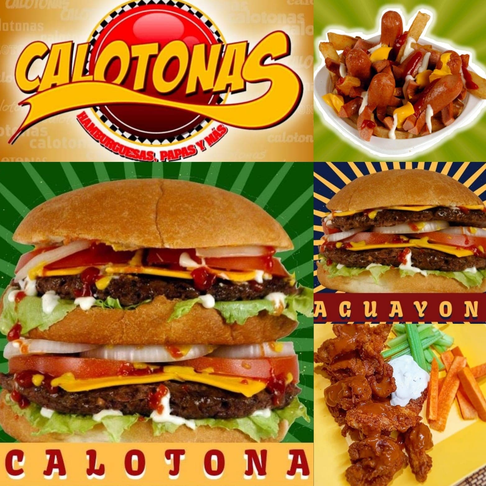 Hamburguesas Calotonas
