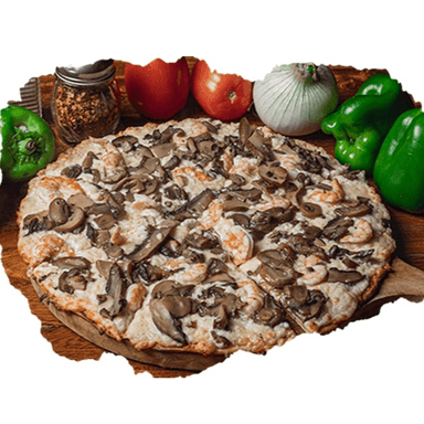 Pizza Camarón con Champiñón Chica