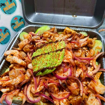 Charola de Callito con Aguachile PARA COMPARTIR