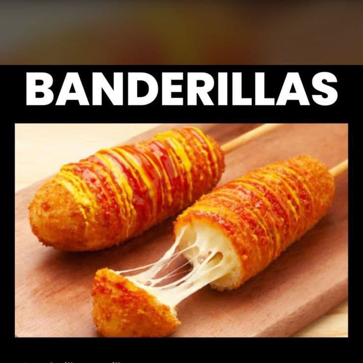 Banderilla de Queso y salcicha